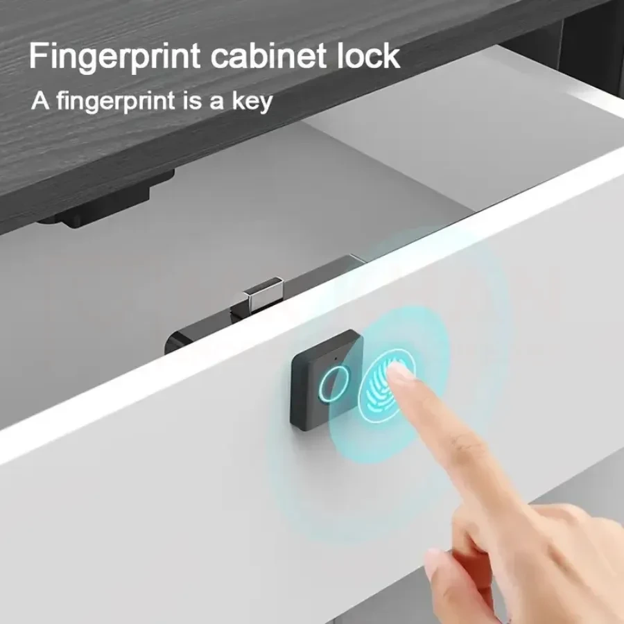 Smart Biometric Fingerprint Drawer Lock – Keyless Security for Home & Office
