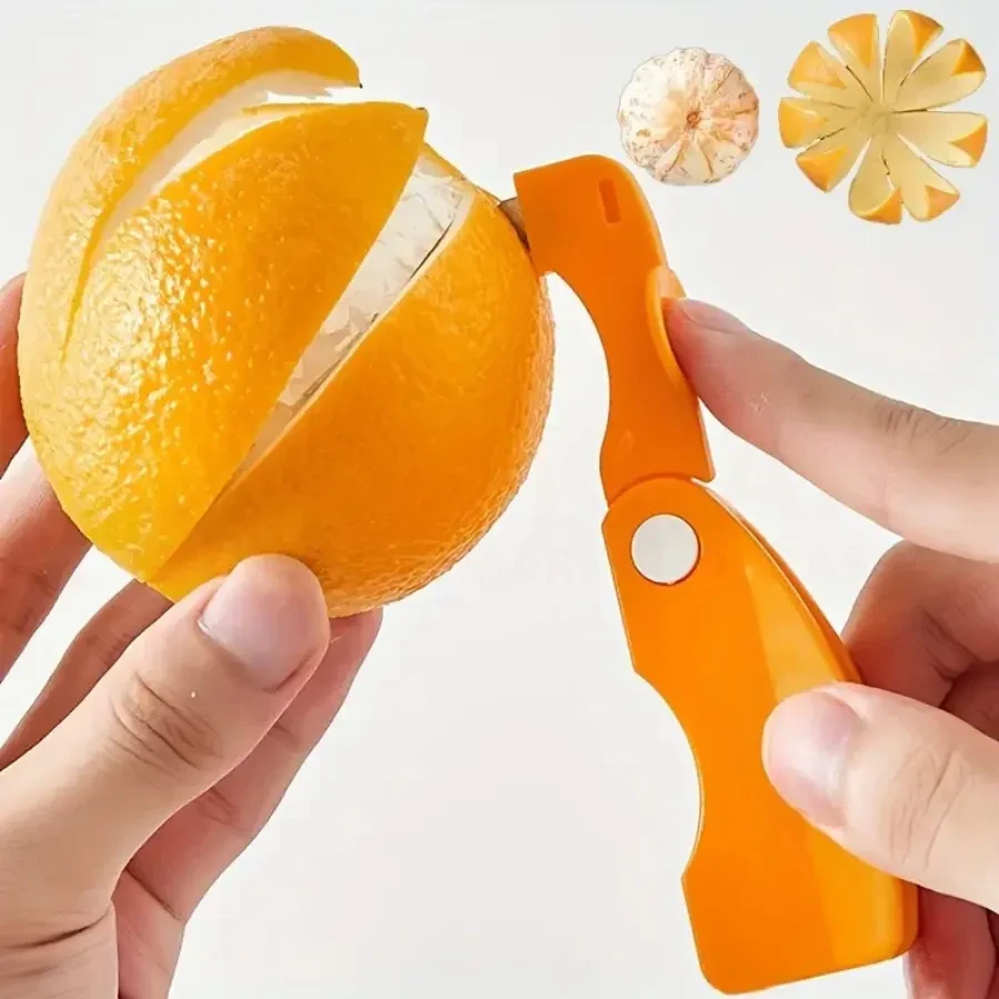 Deluxe Foldable Orange Peeler – Easy & Space-Saving