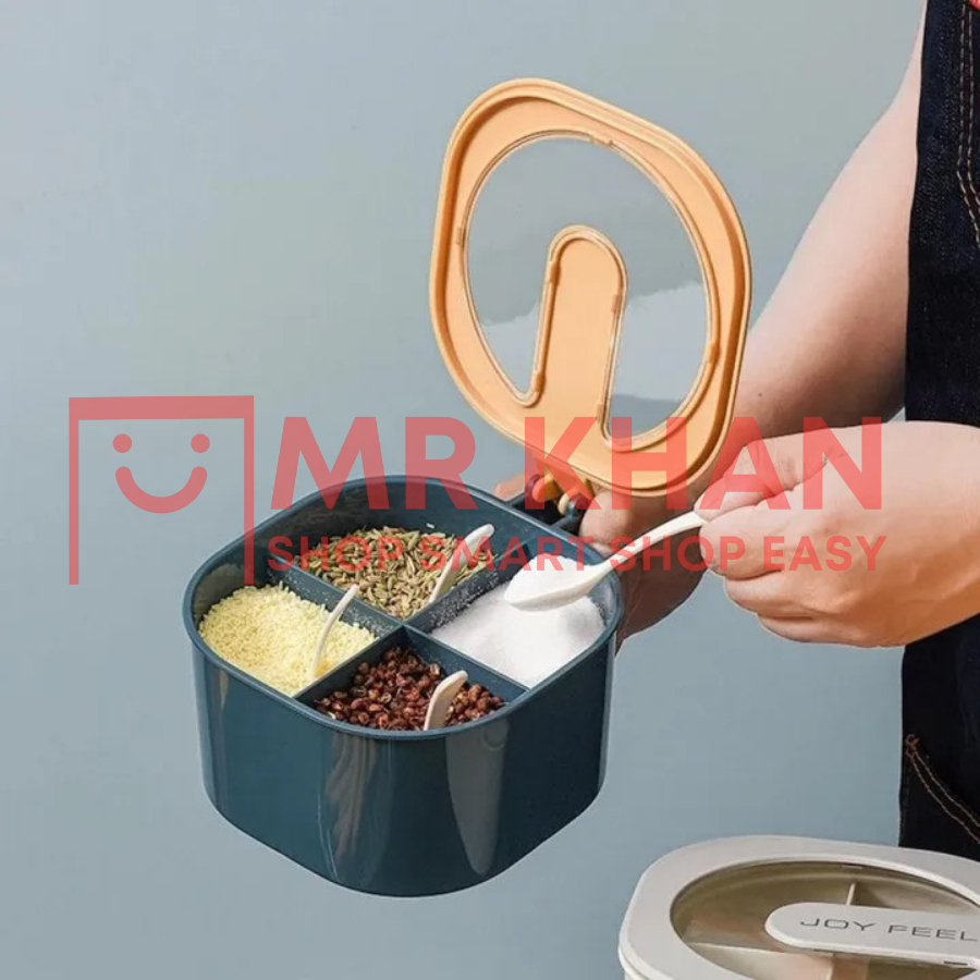 4-in-1 Partition Kitchen Seasoning Box
