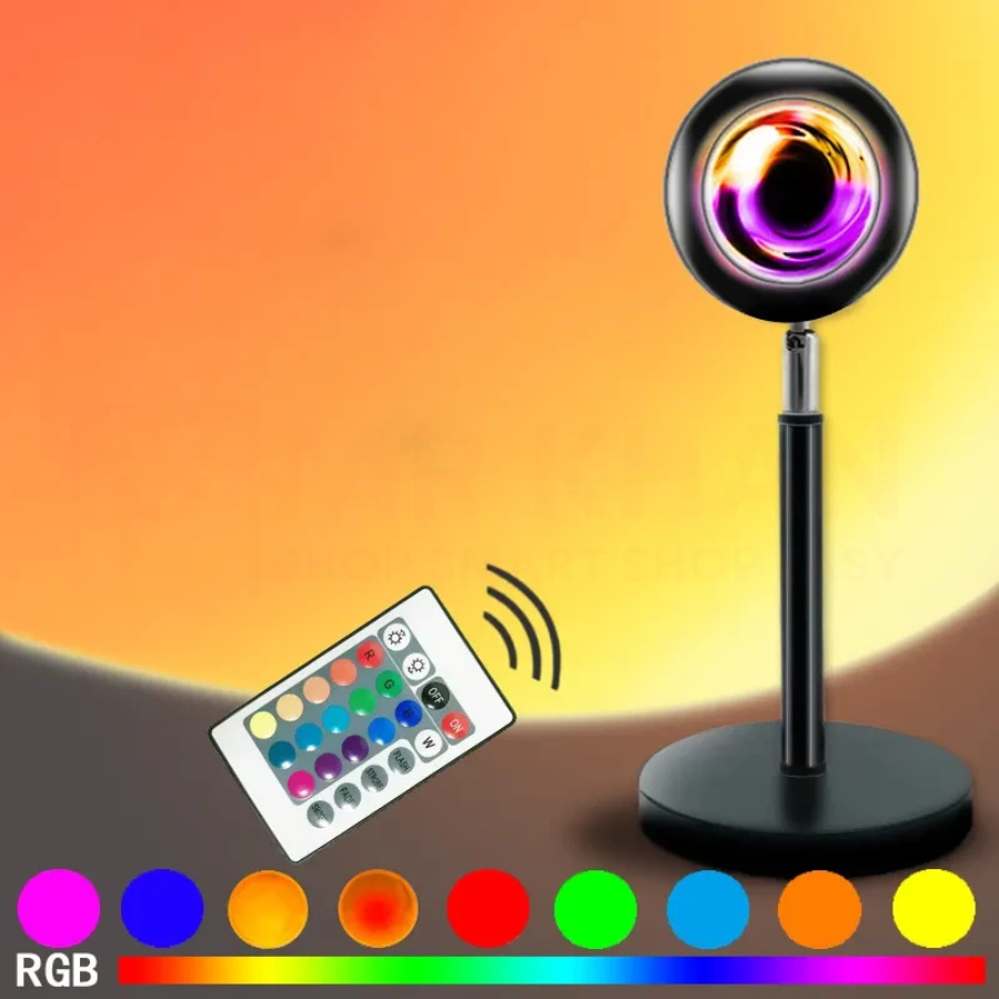 Howlighting Smart Sunset Light – RGB 16 Colors with APP & Remote Control