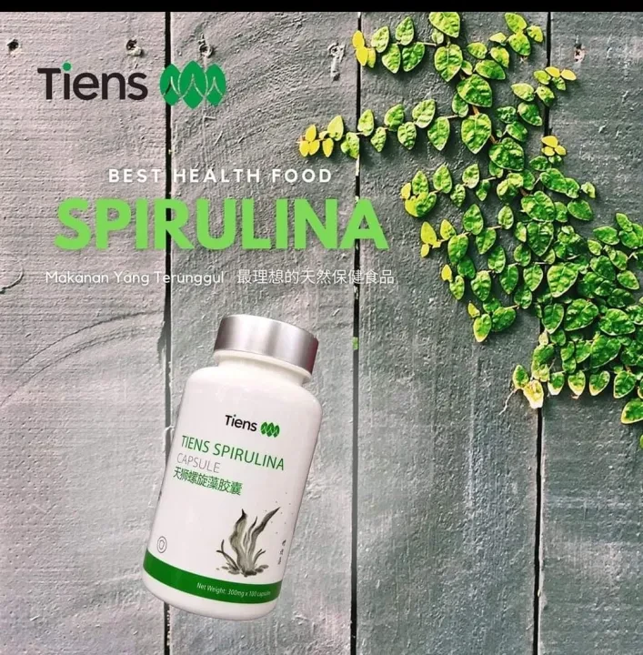 supplement containing spirulina