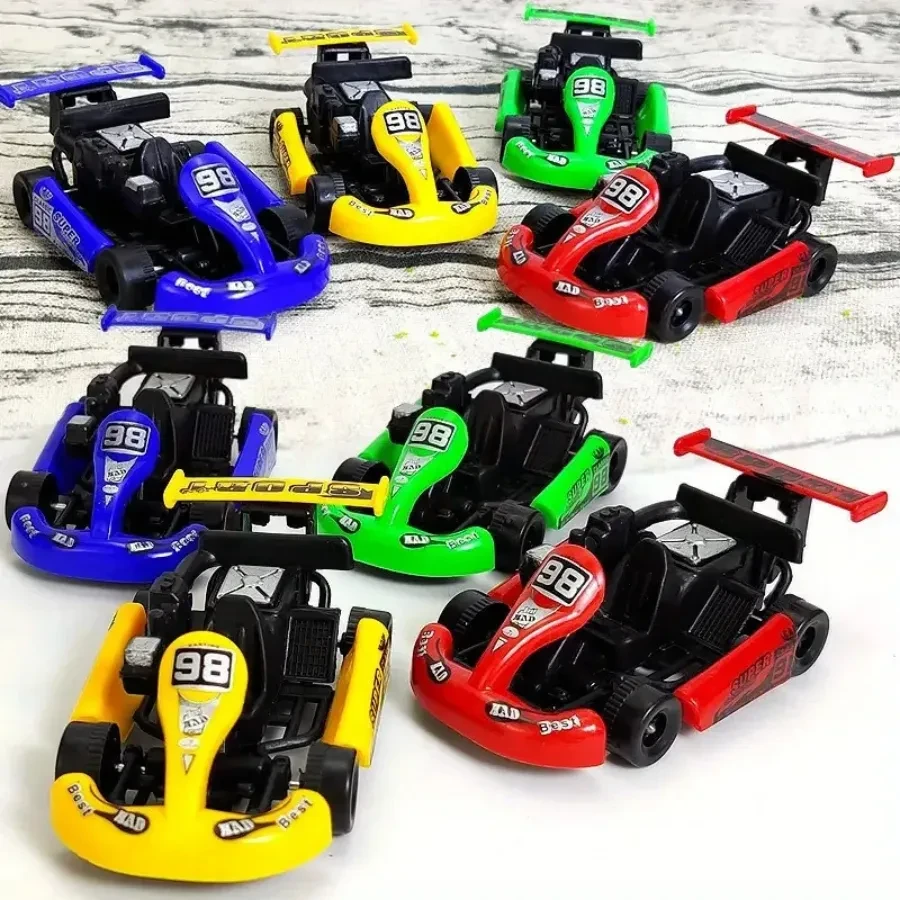 6PC Pull-Back Cartoon Racing Cars