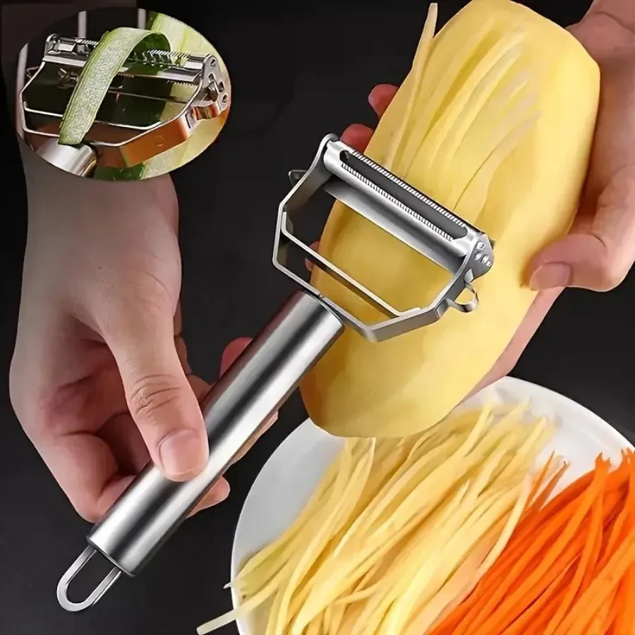 1PC Stainless Steel Peeler & Julienne Slicer