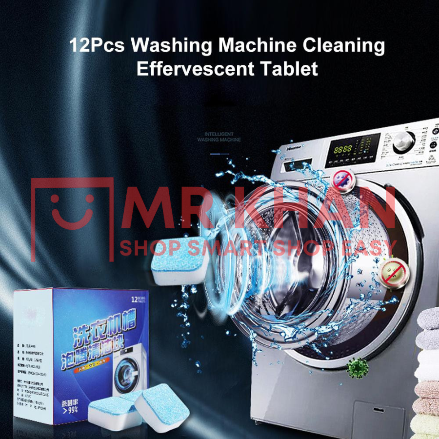 Washing Machine Cleaner Tablets (12 Pcs