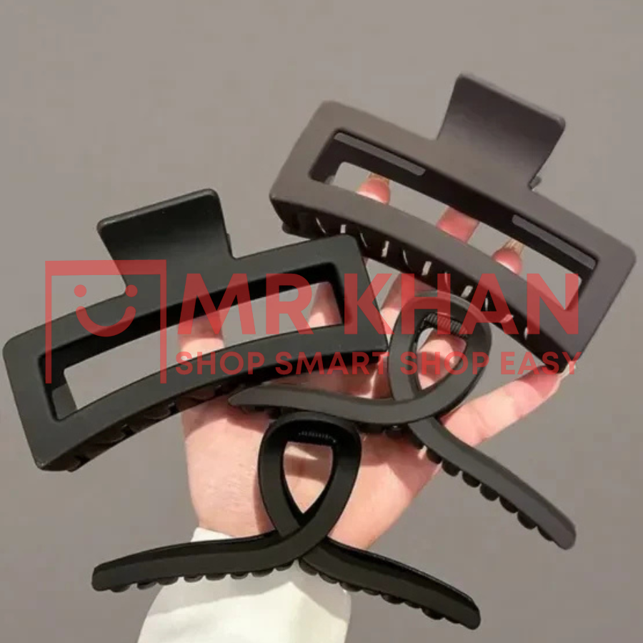 Rectangle & Cross Hair Clips for Women & Girls