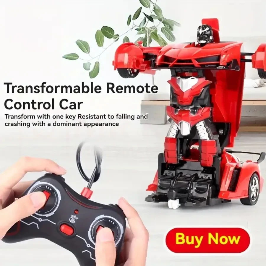 1PC Kids Transforming RC Car Toy