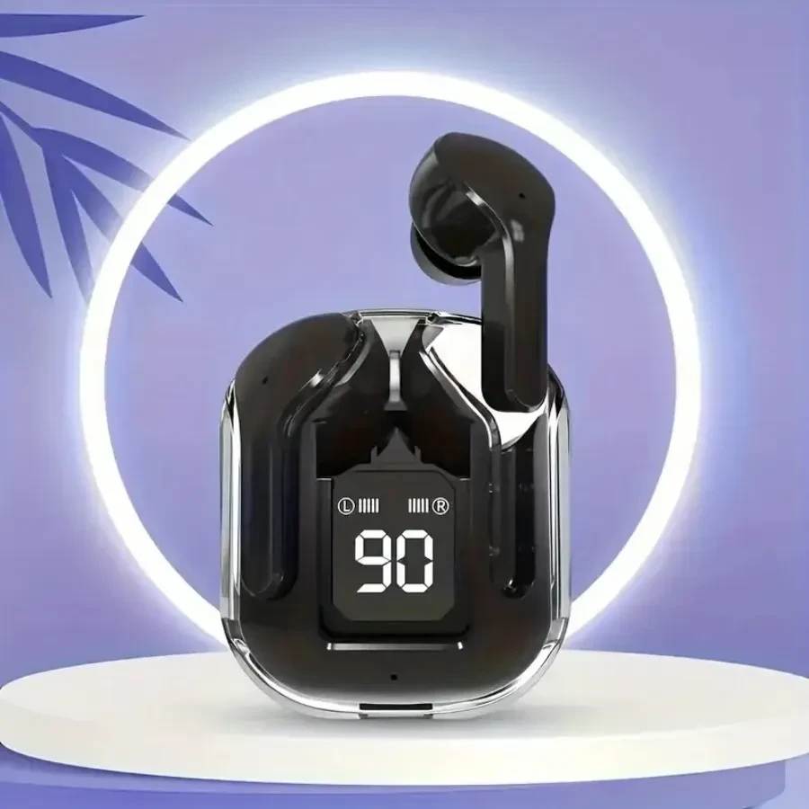 Transparent Wireless Earphones – HiFi Sound & Touch Control
