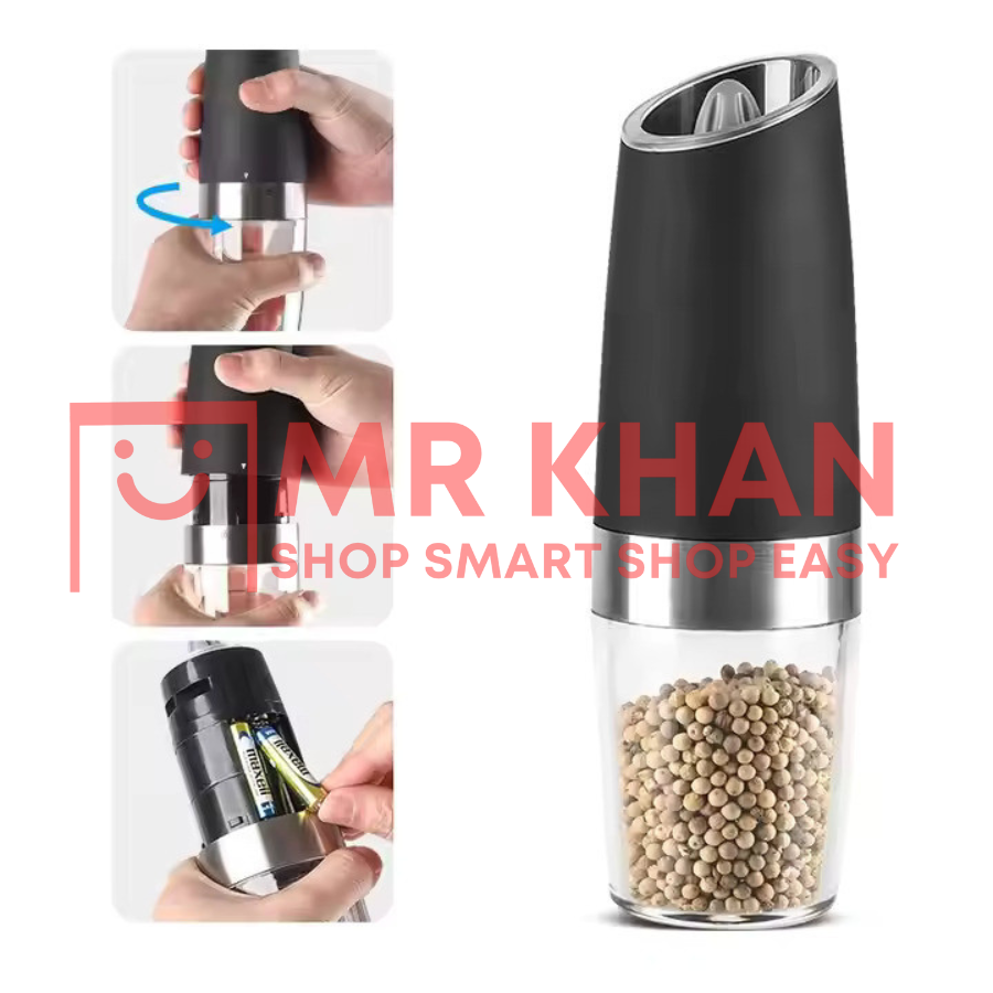 Electric Gravity Salt & Pepper Grinder