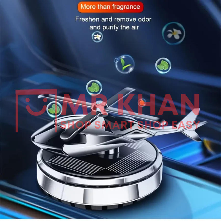 Solar-Powered Helicopter Air Freshener