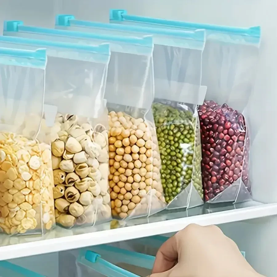 10PC Reusable Leak-Proof Food Storage Bags