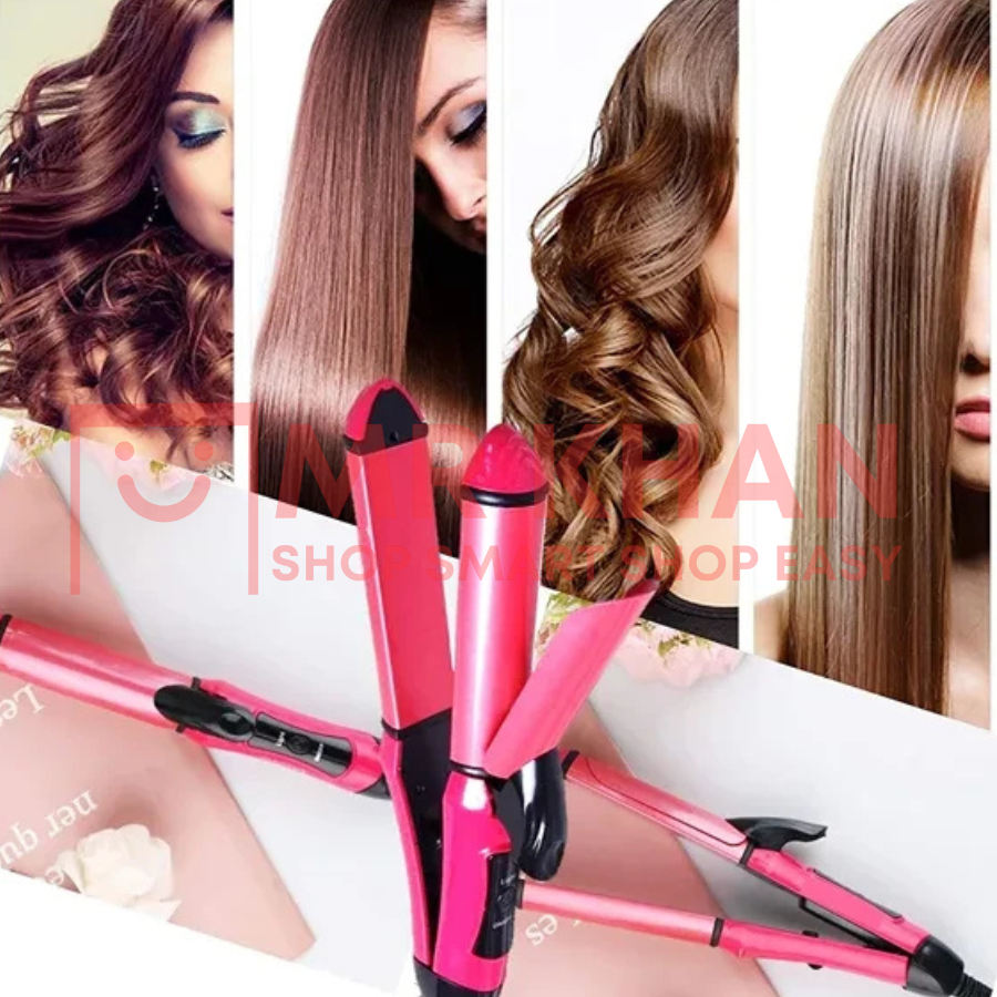 2-in-1 Hair Straightener & Curler