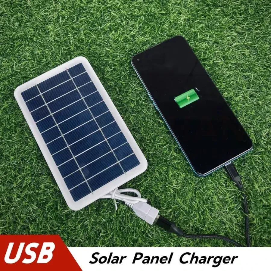 Portable Solar Charger – 2W USB Power for Outdoor & Home Use