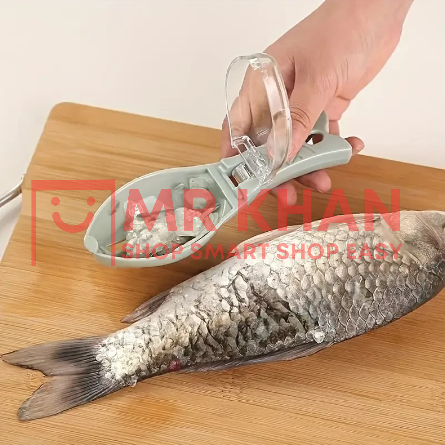 KitchenCraft Fish Scale Remover with Storage Box – Easy & Efficient