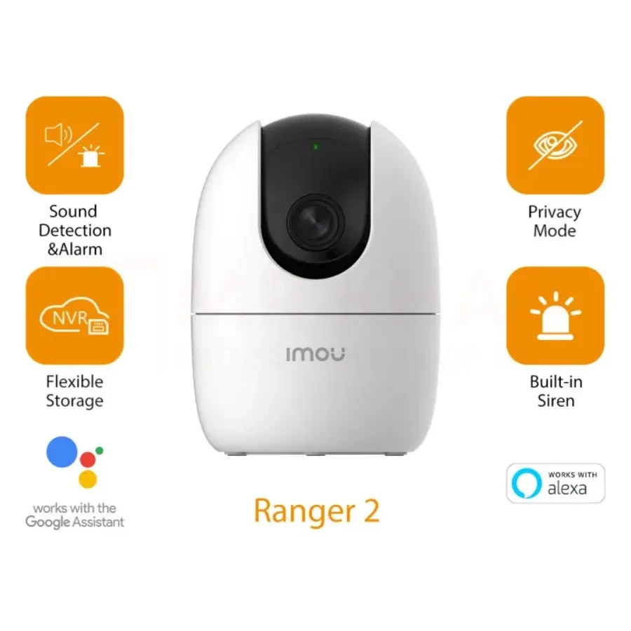 IMOU Ranger 2 3MP Indoor 360° Smart Home Security / Baby Monitoring / CCTV Wi-Fi IP Camera