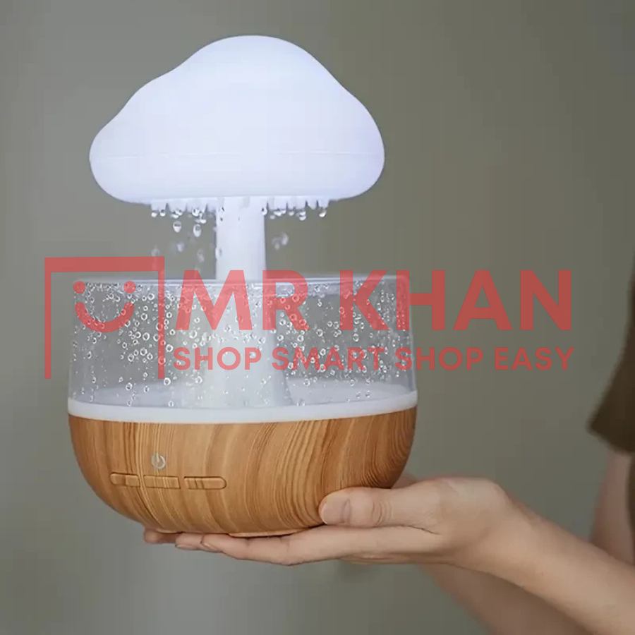 Mushroom-Shaped Humidifier with 7 LED Colorful Lights