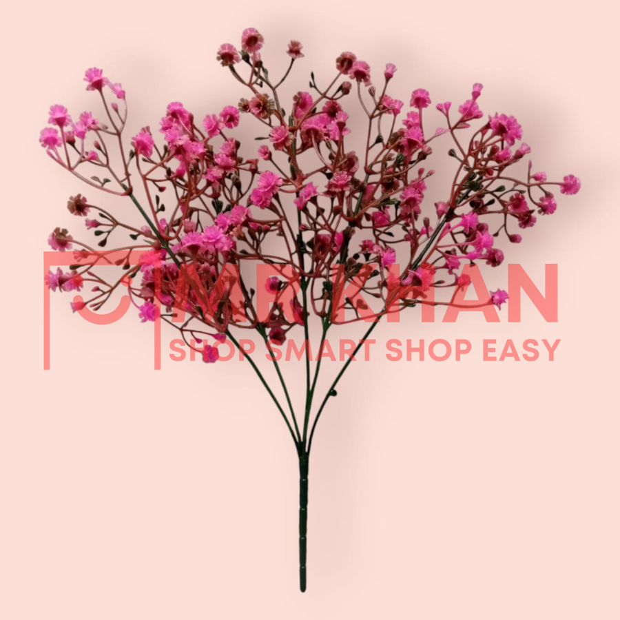 Flower Bunch for Arrangements & Decorations (13 inches - Pink)