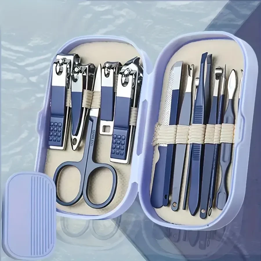 14-Piece Stainless Steel Manicure & Pedicure Set