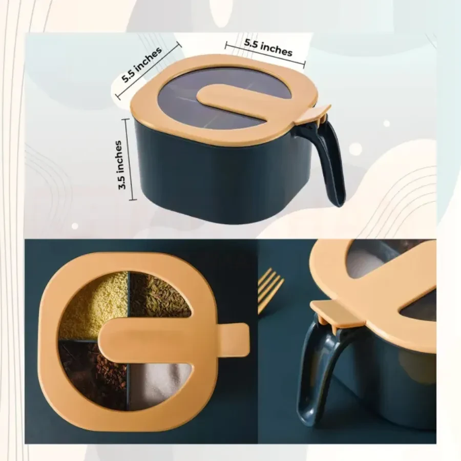 4-in-1 Modern Seasoning Box | Masala Box