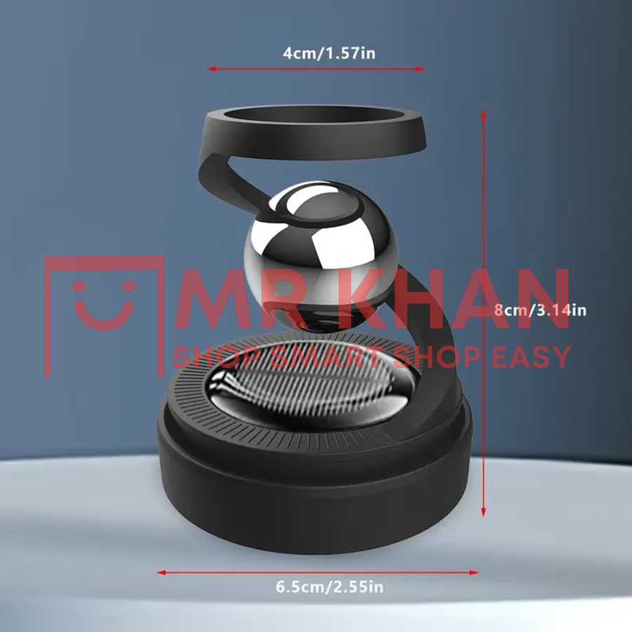 1pc Solar-Powered Rotating Car Aromatherapy Diffuser