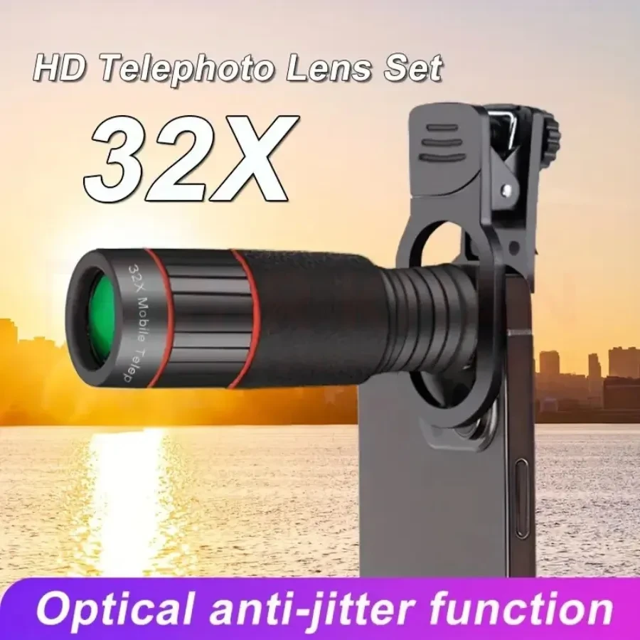 32X HD Optical Telephoto Lens for Smartphones – Capture Stunning Distant Shots!