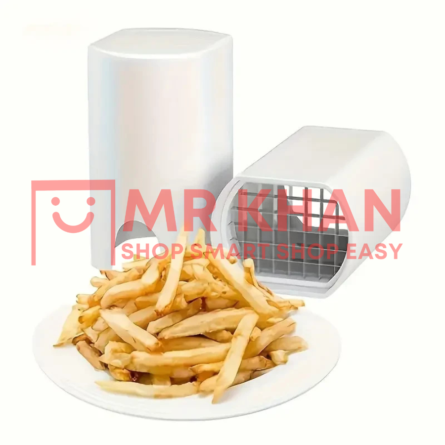 1pc Quick-Cut French Fry Cutter - 44-Grid Stainless Steel Potato Slicer