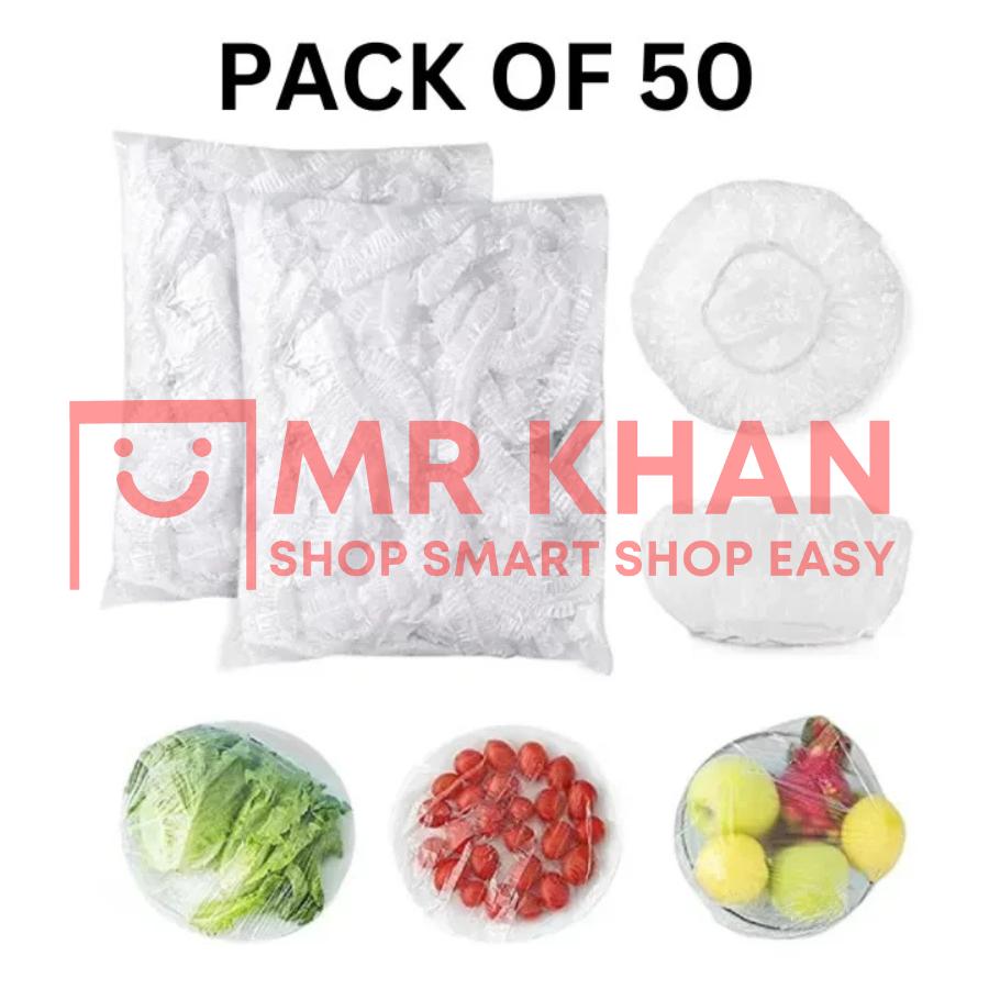 Fresh Keeping Elastic Food Covers (Pack of 50)