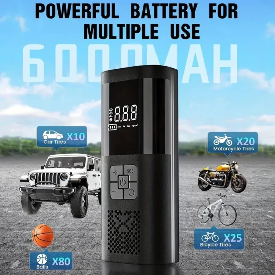 Portable Air Compressor Tire Inflator