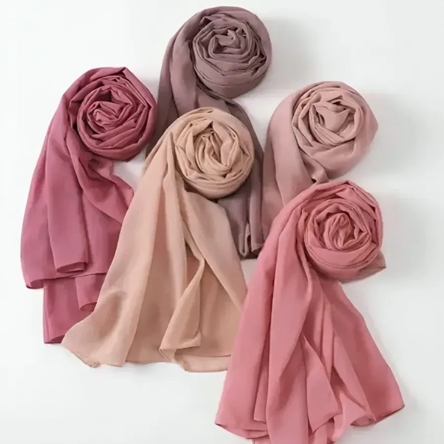Premium Chiffon Hijab Scarf – Elegant & Ready to Wear
