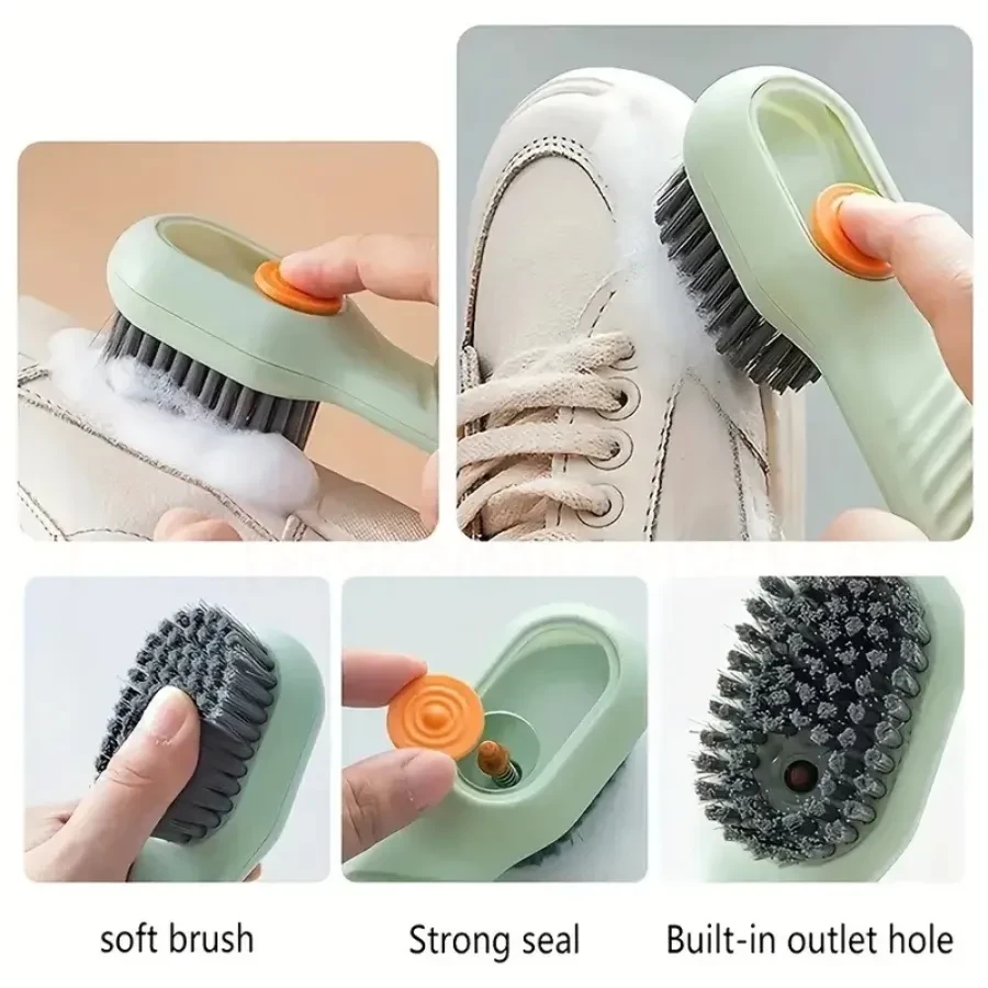 1PC Multifunctional Liquid Shoe Brush – Easy & Effective Cleaning!